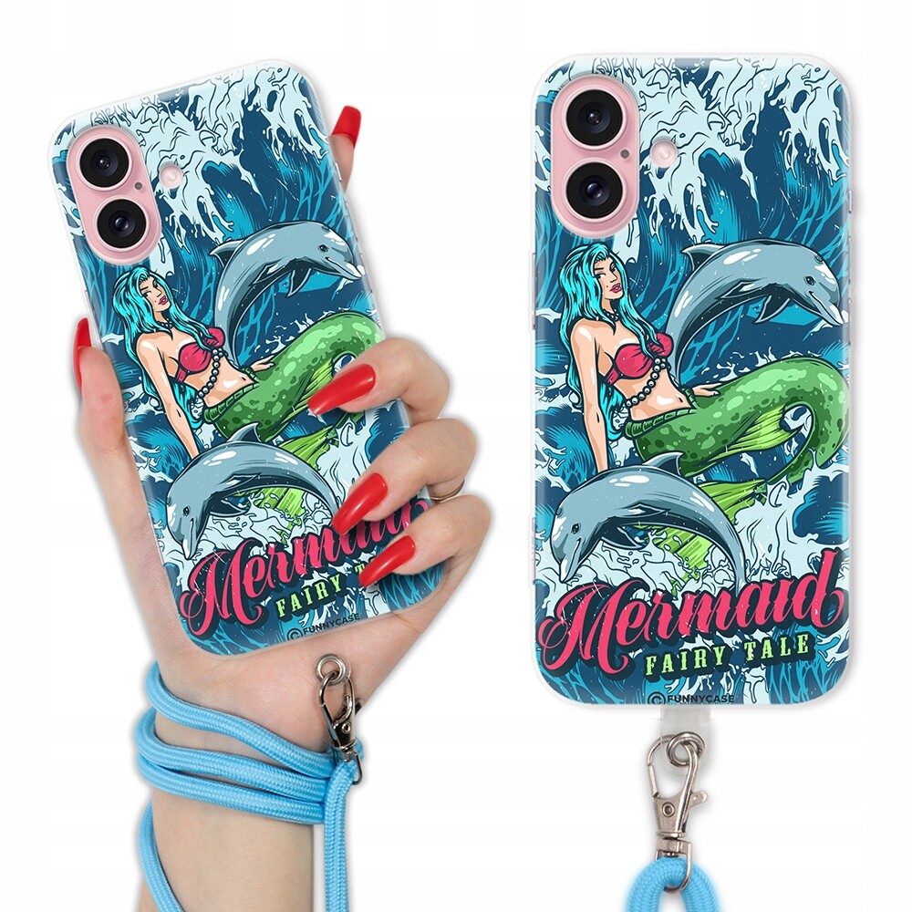 Pouzdro Pro Iphone 16 Case Ocean Trendy Na Léto Šňůra Modrá Různé Vzory