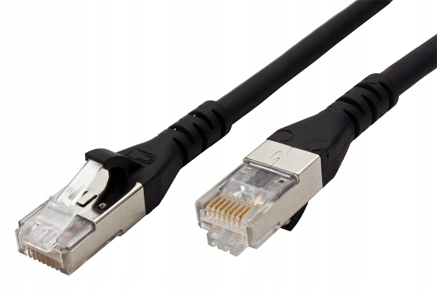 Metz-connect S/ftp patchkabel kat. 6a, Lsoh, 80m, černý