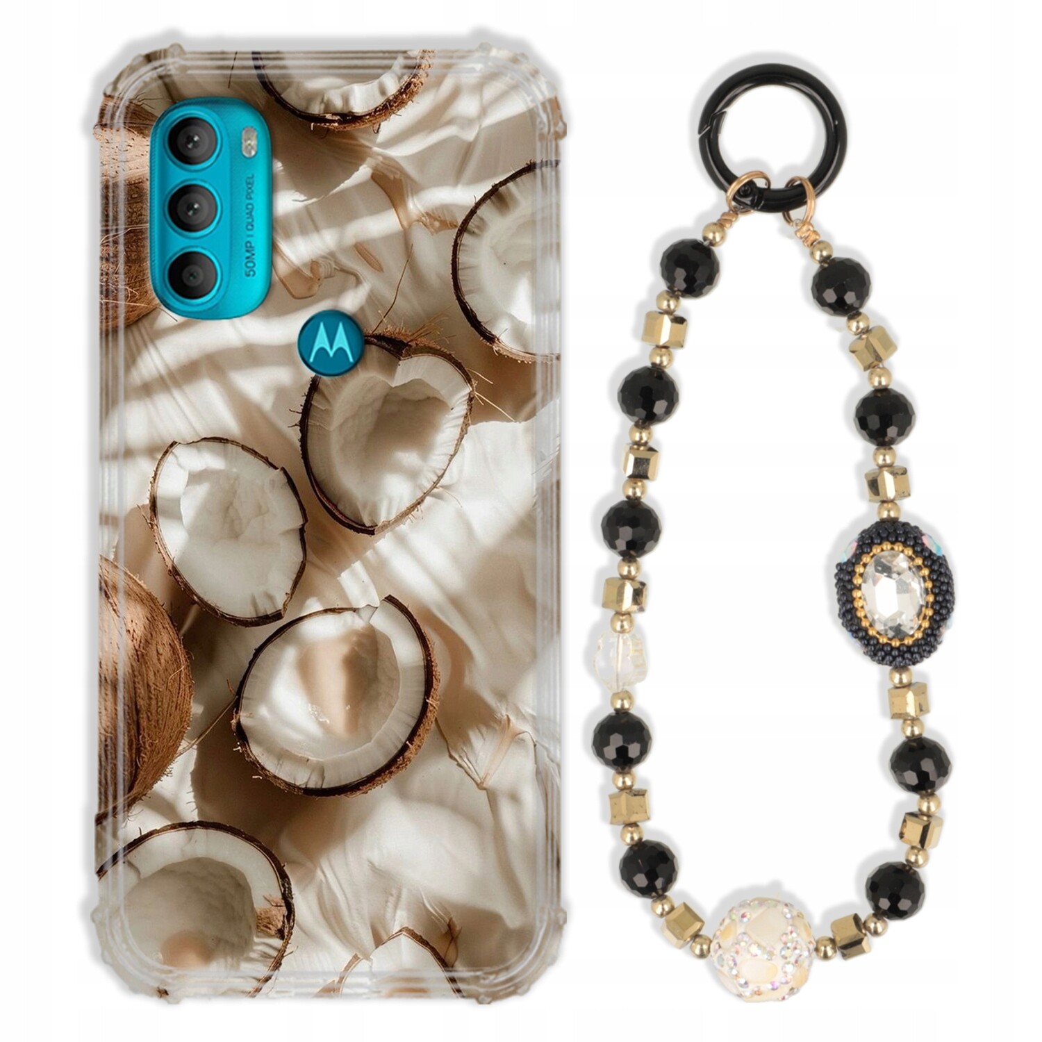 Pouzdro Pro Motorola G71 5G Antishock Zirkony Černo Zlaté Odolné| Silné