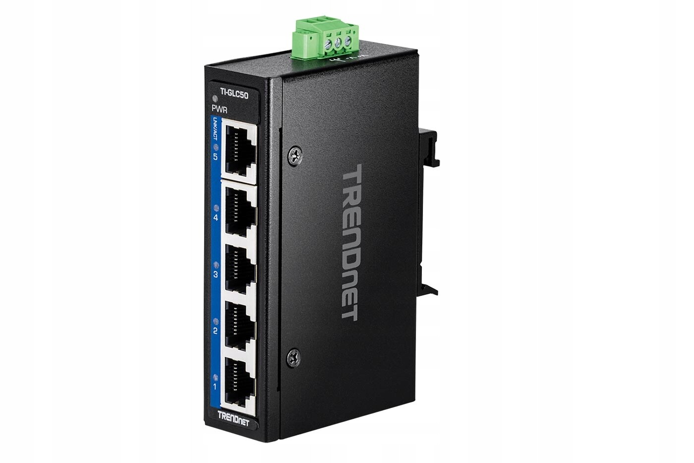 Trendnet Průmyslový Ethernet přepínač 1Gb, 5 portů, mini, na Din lištu