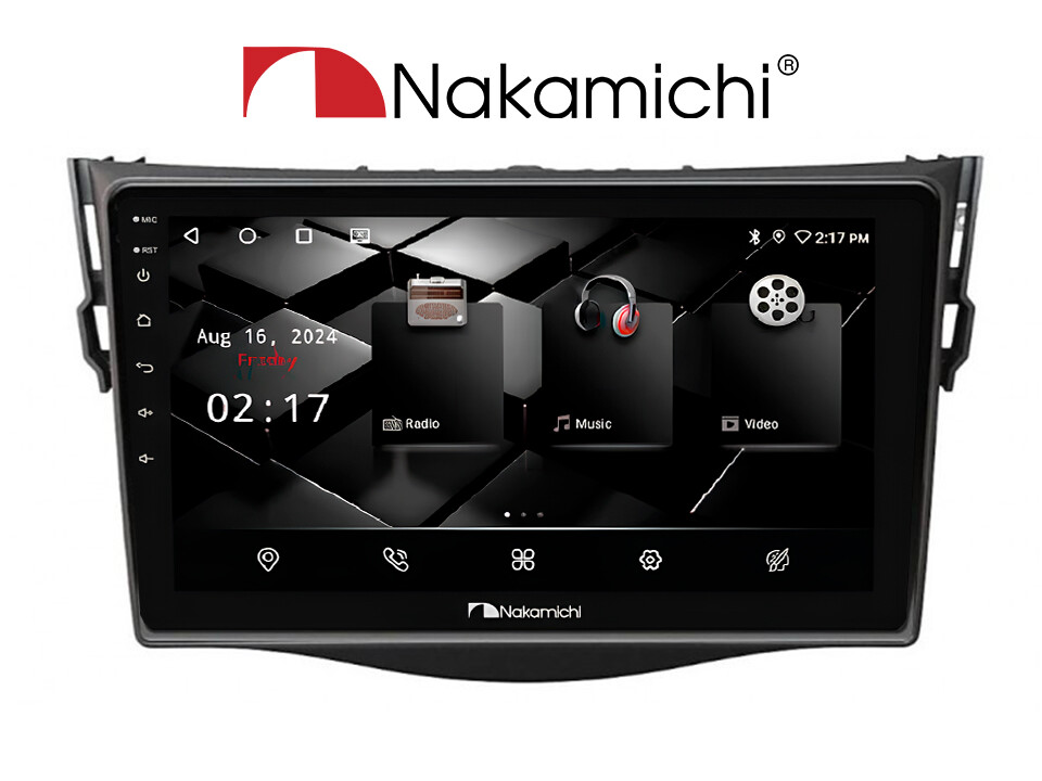Nakamichi NAM5850 Toyota RAV4 2006-2012 4/64 Android CarPlay Bluetooth