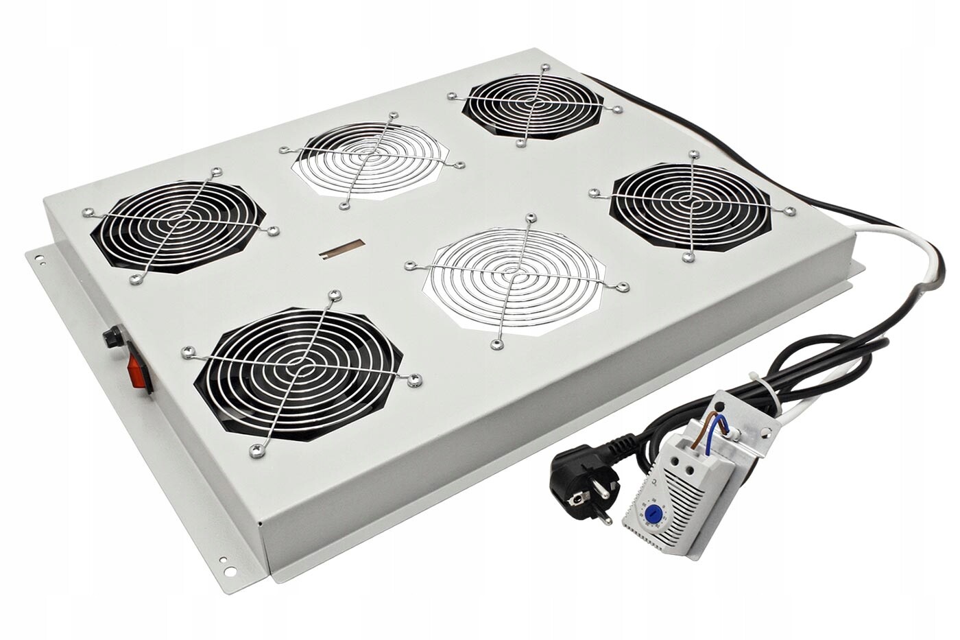 Roline Stropní vent.jednotka pro rozvaděče,6/4 ventilátory,termostat,šedá