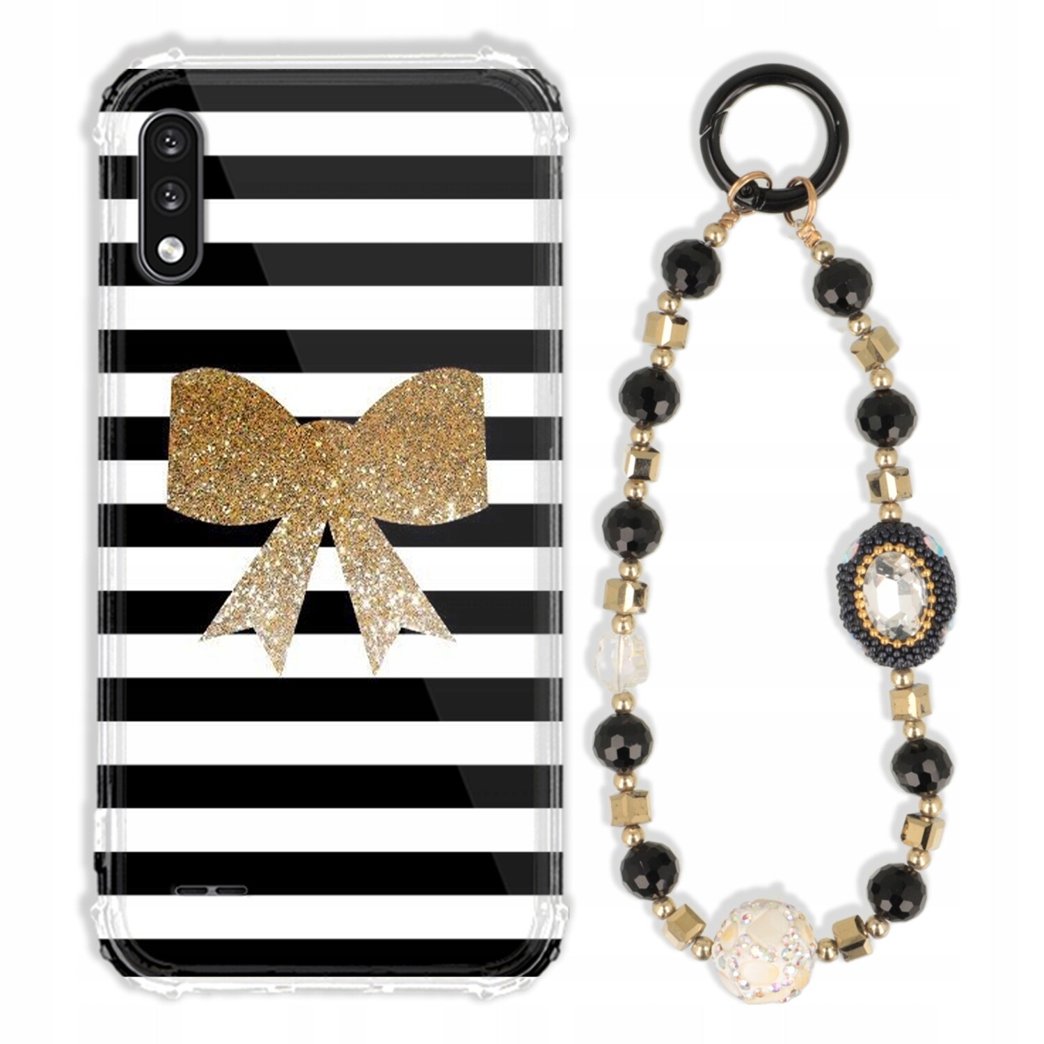 Pouzdro Pro Lg K22 Plus Case Antishock Zirkony Černozlaté|odolné|silné