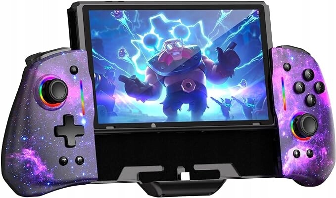 NexiGo Hall Effect Gripcon ovladač pro Nintendo Switch – joystick/RGB/turbo