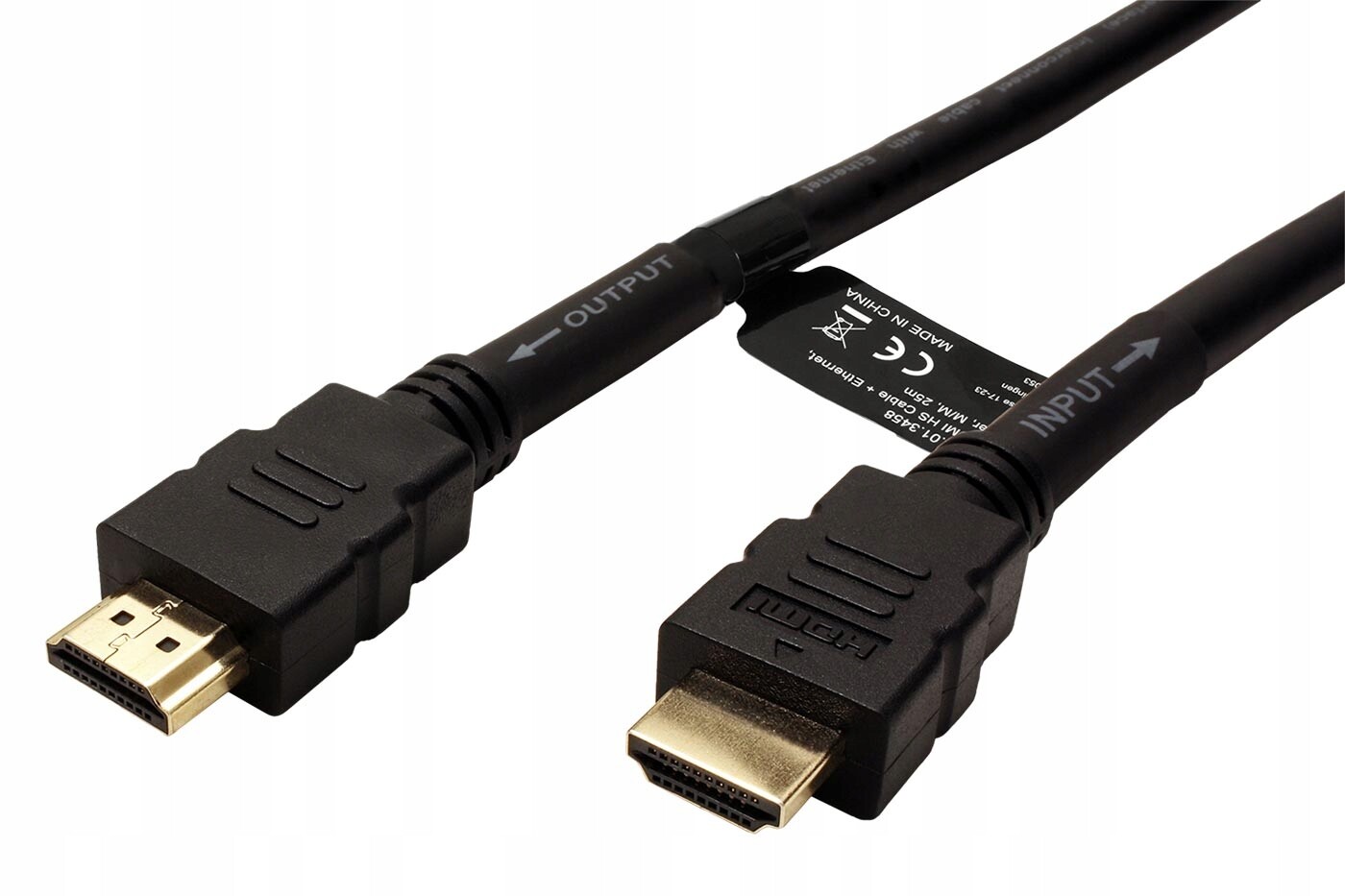 Roline Aktivní Hdmi kabel s Ethernetem, 4K, Hdmi M Hdmi M, 25m