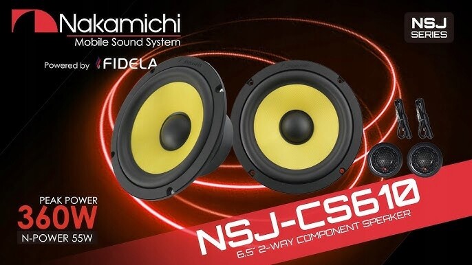 Nakamichi NSJ-CS610 2-CESTNÝ Set Komponentových Reproduktorů