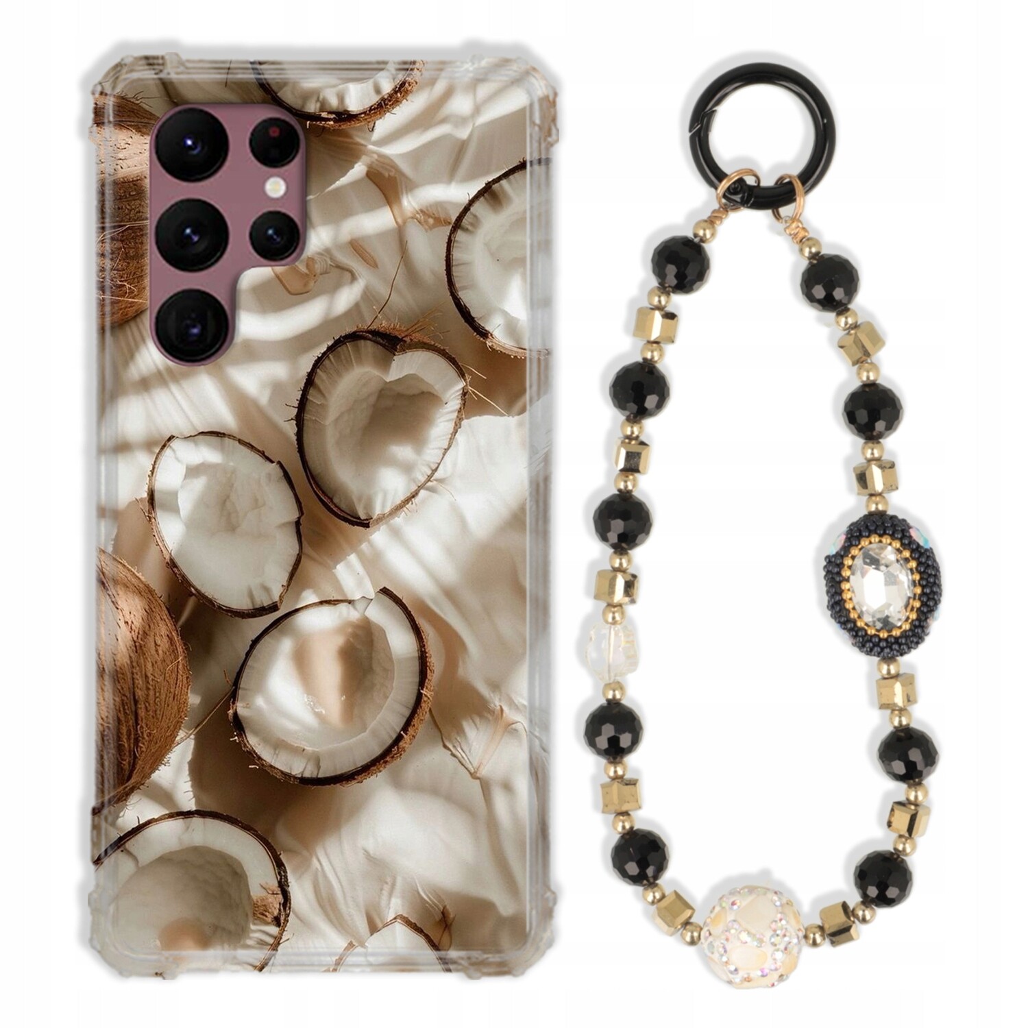 Pouzdro Pro Samsung S22 Ultra Antishock Zirkony Černo Zlaté|odolné|silné