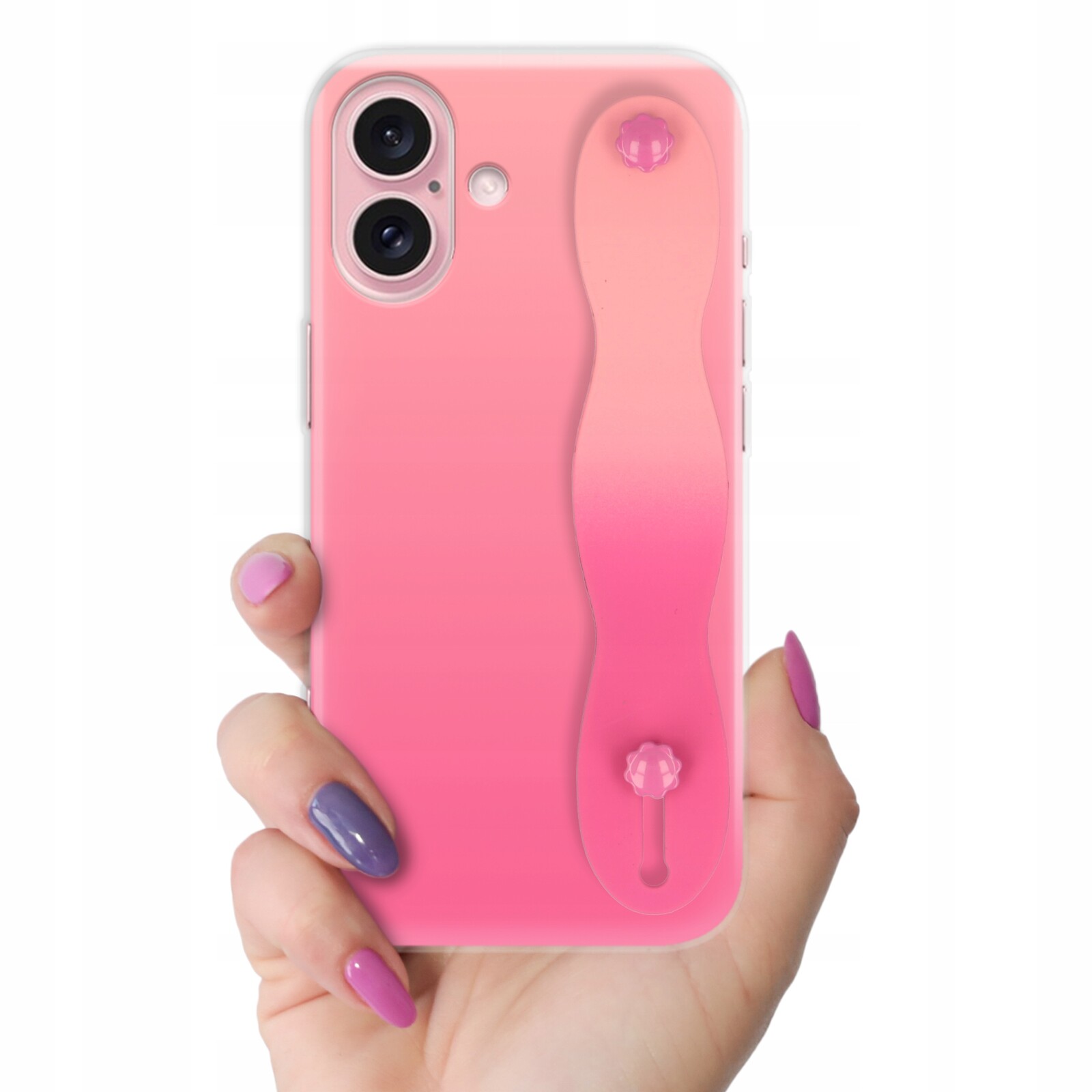 Pouzdro Pro Iphone 16 Růžové pouzdro Držák silná ochrana a jedinečný design