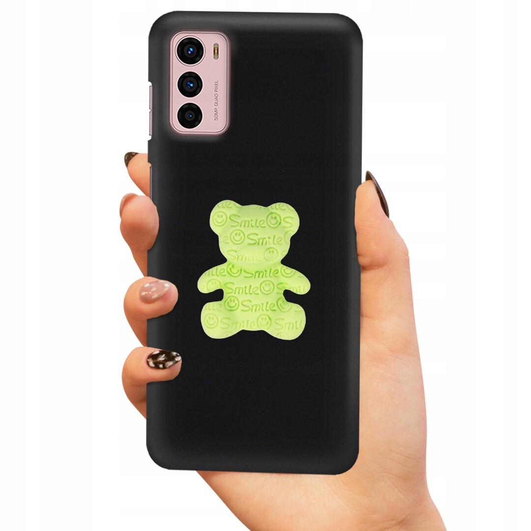 Pouzdro Černé Pro Motorola G42 Zelený Medvídek