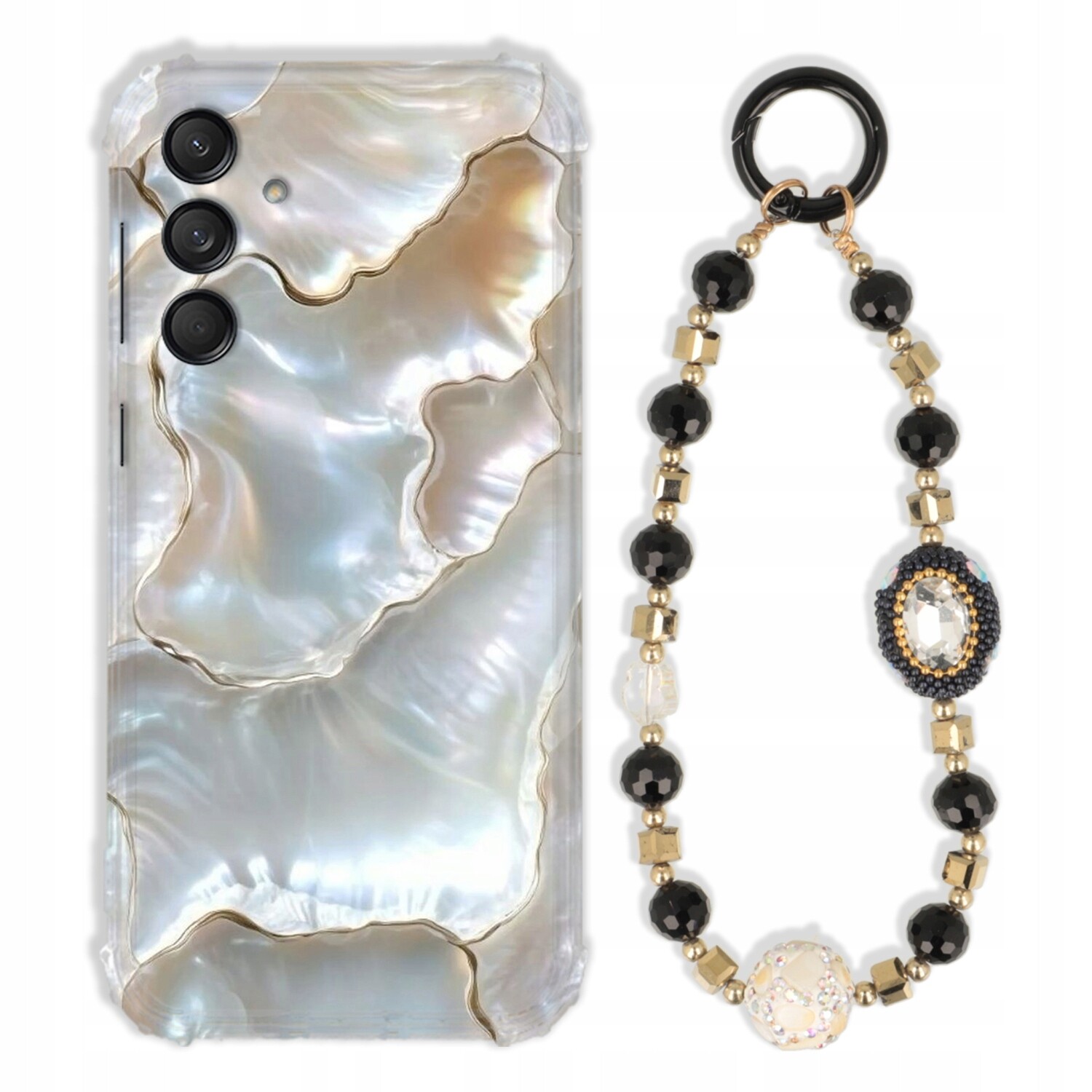 Pouzdro Pro Samsung M55 5G Antishock Zirkony Černo Zlaté Odolné| Silné