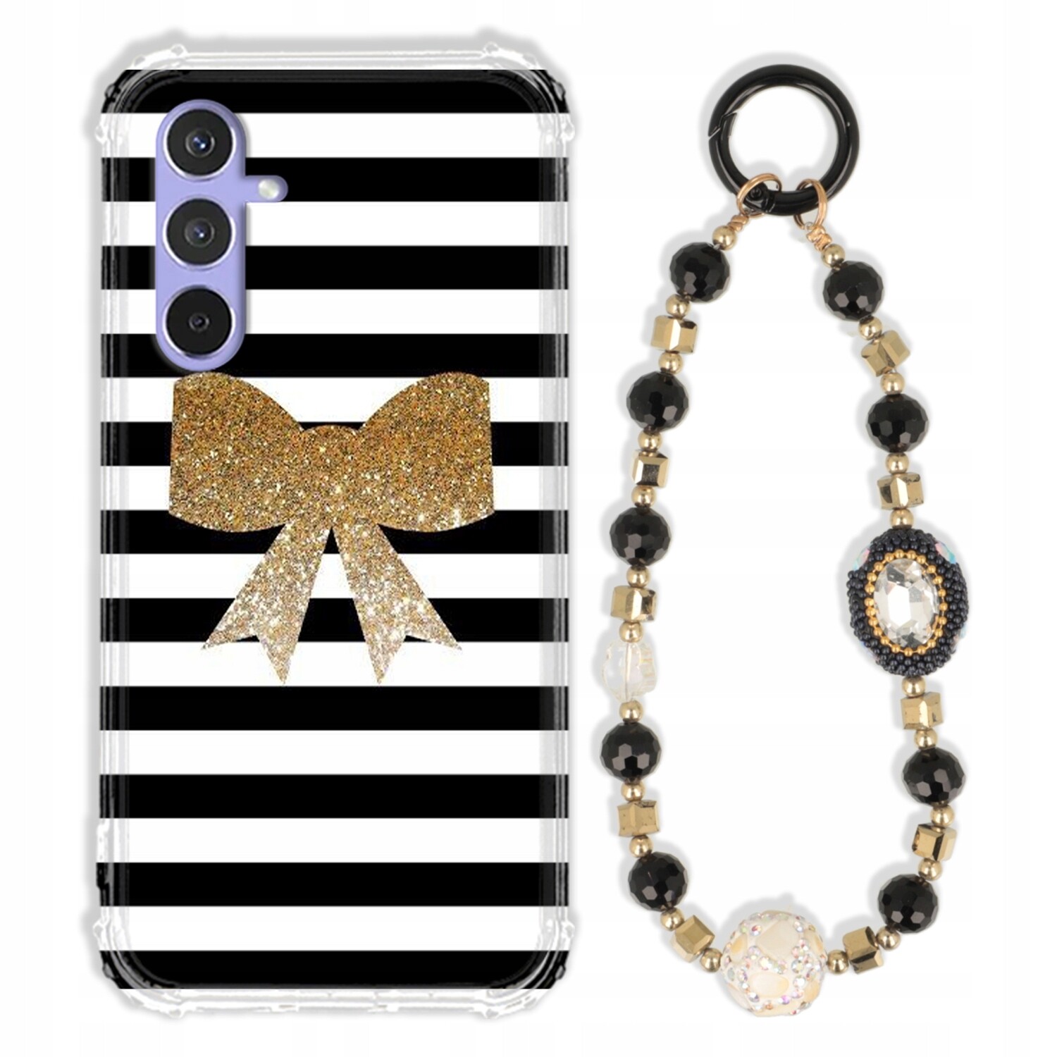 Pouzdro Pro Samsung A54 5G Antishock Zirkony Černo Zlaté Odolné| Silné