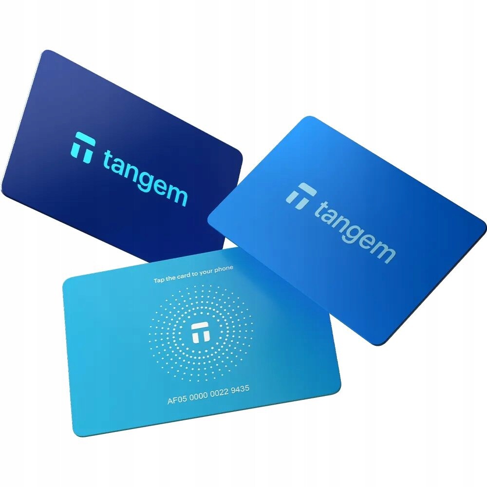 Kryptoměnová peněženka Tangem, lehká, Nfc karty, do peněženky, pevná, 3 ks