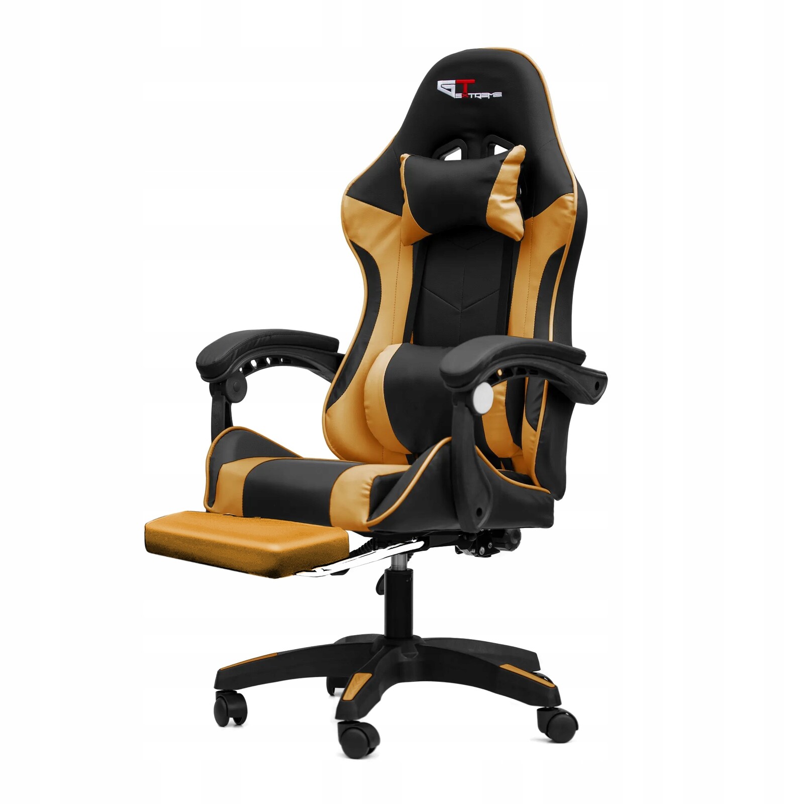 Herní Křeslo, Kancelářské, Otočné, Masážní, Podnožka, Ekokůže FG-PS-FR-001