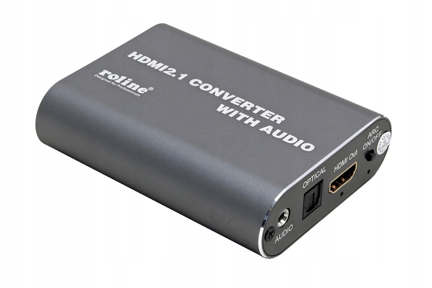 Roline Hdmi audio extraktor, 8K@60Hz, Hdmi -> Hdmi S/pdif jack 3,5mm
