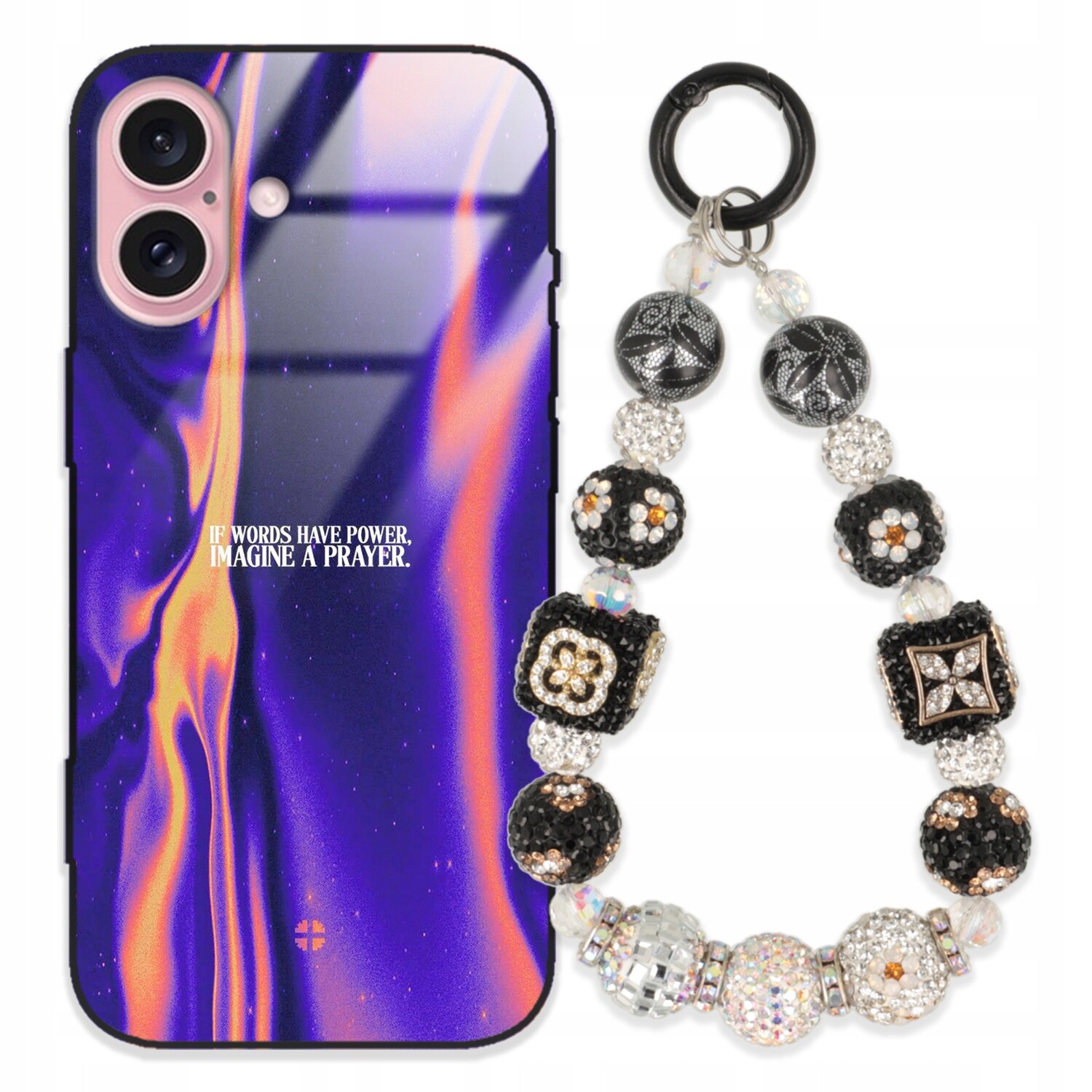 Pouzdro Na Iphone 16 Case Glass| Přívěsek Na Klíče Elegantní Kryt Premium Vzory