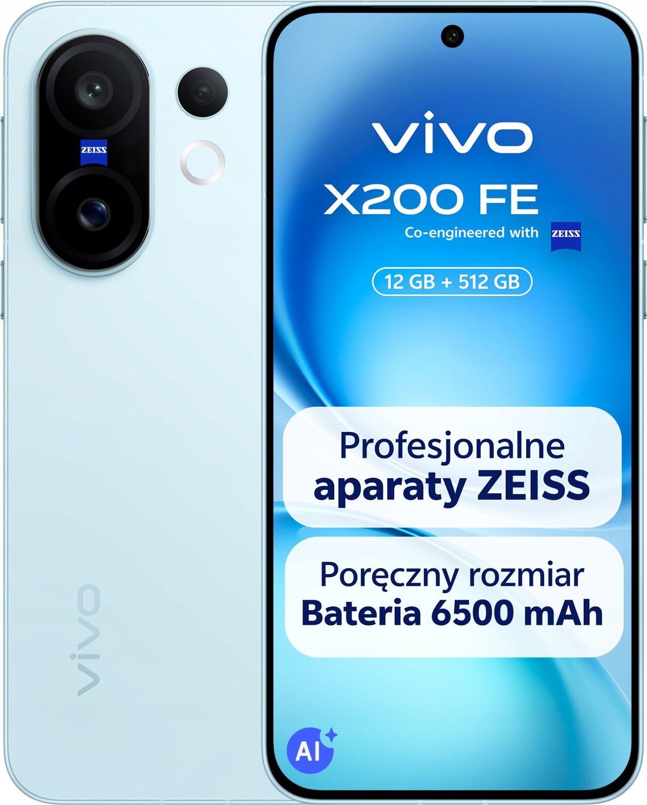 Smartphone Vivo X200 12 Gb 512 Gb 5G modrý