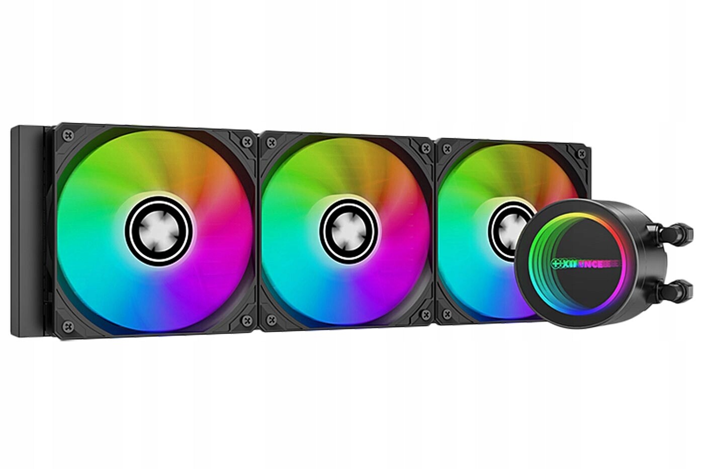 Xilence Vodní chlazení pro Cpu Intel a Amd, 3x vent. 120mm Argb, 350W Tdp