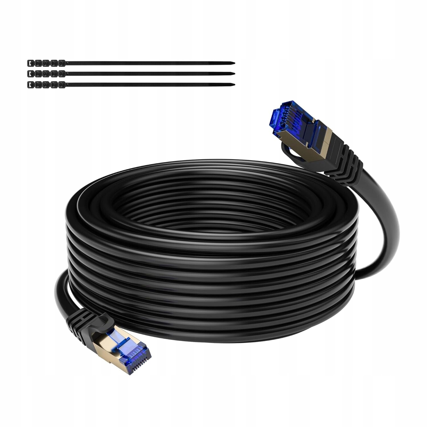 Ethernetový síťový kabel RJ45 75 m Cat 7, 10 Gigabit Ethernet, Lan