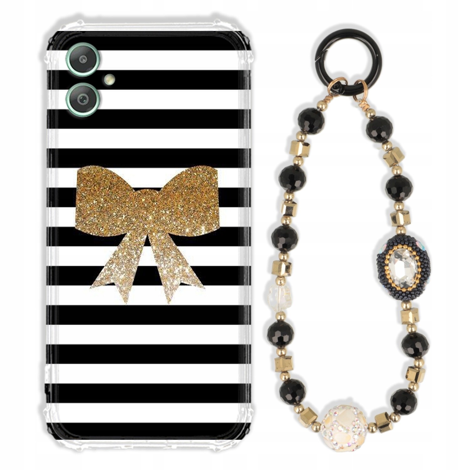 Pouzdro Pro Samsung M05 5G Antishock Zirkony Černo Zlaté Odolné| Silné