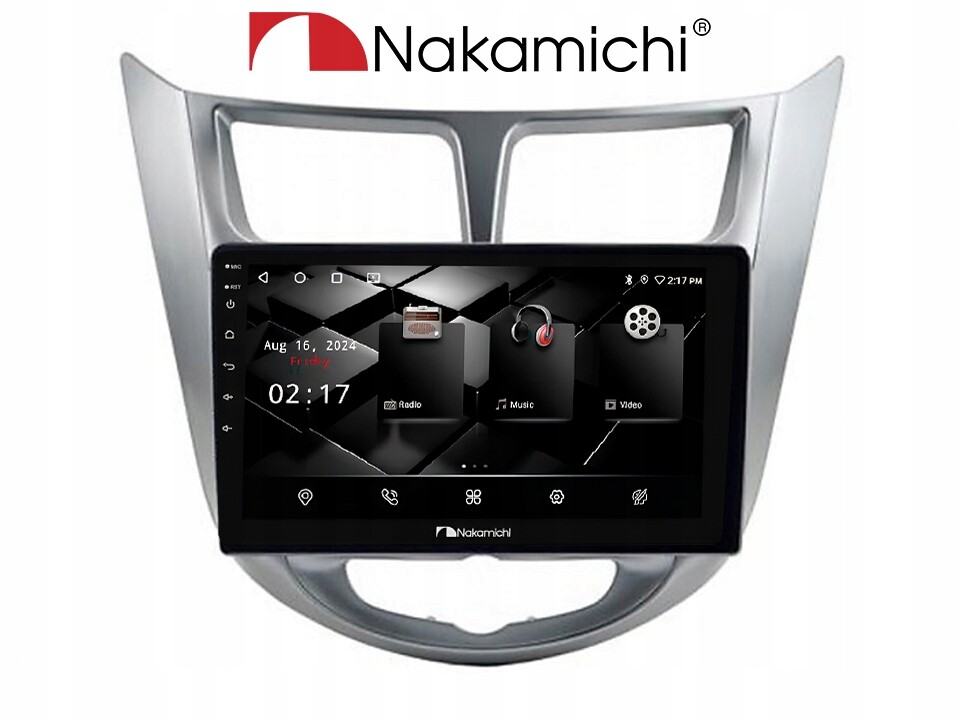 Nakamichi NAM5850 Verna I-25 Akcent 10-14 4/64 Android CarPlay Bluetooth