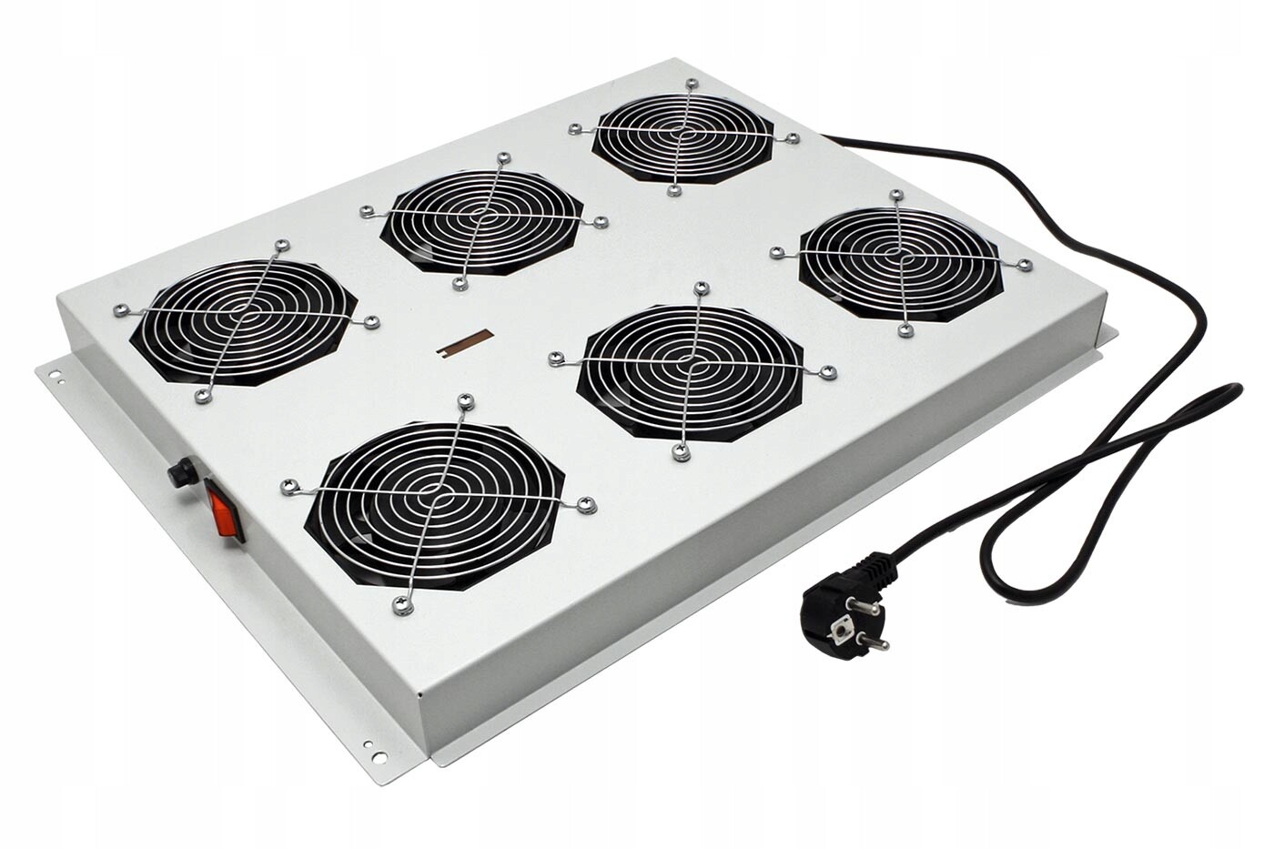 Roline Stropní ventilační jednotka pro rozvaděče, 6/6 ventilátorů, šedá