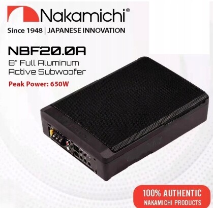 Nakamichi NBF20.0A Aluminiový Aktivní Subwoofer