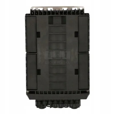 Extralink Pole Optická vláknitá krabice 16 svarů, černá