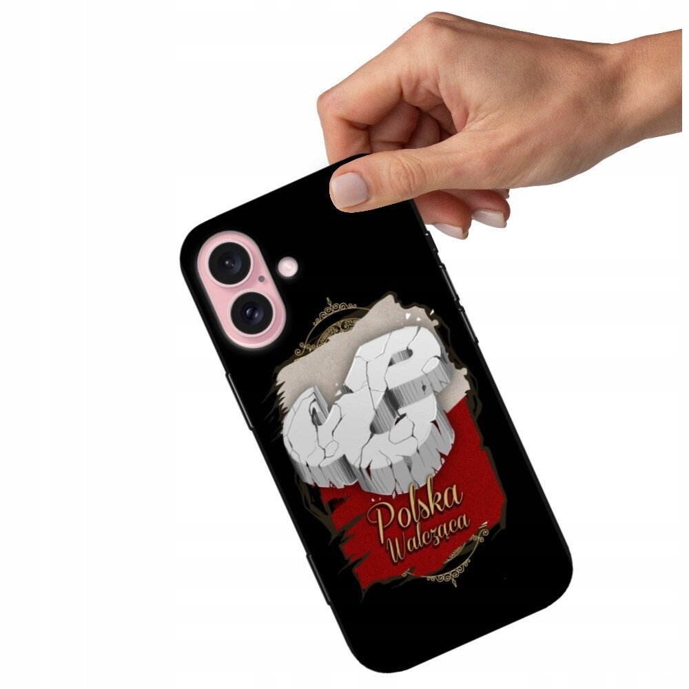 Pouzdro Pro Iphone 16 Matné Černé Vojsko Polské Husaria Patriotické vzory