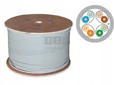 Kabel S/ftp kat.7A euroclass Dca Lsoh 4x2x23AWG 1500 MHz (10Gb/s) 500 m 25 l