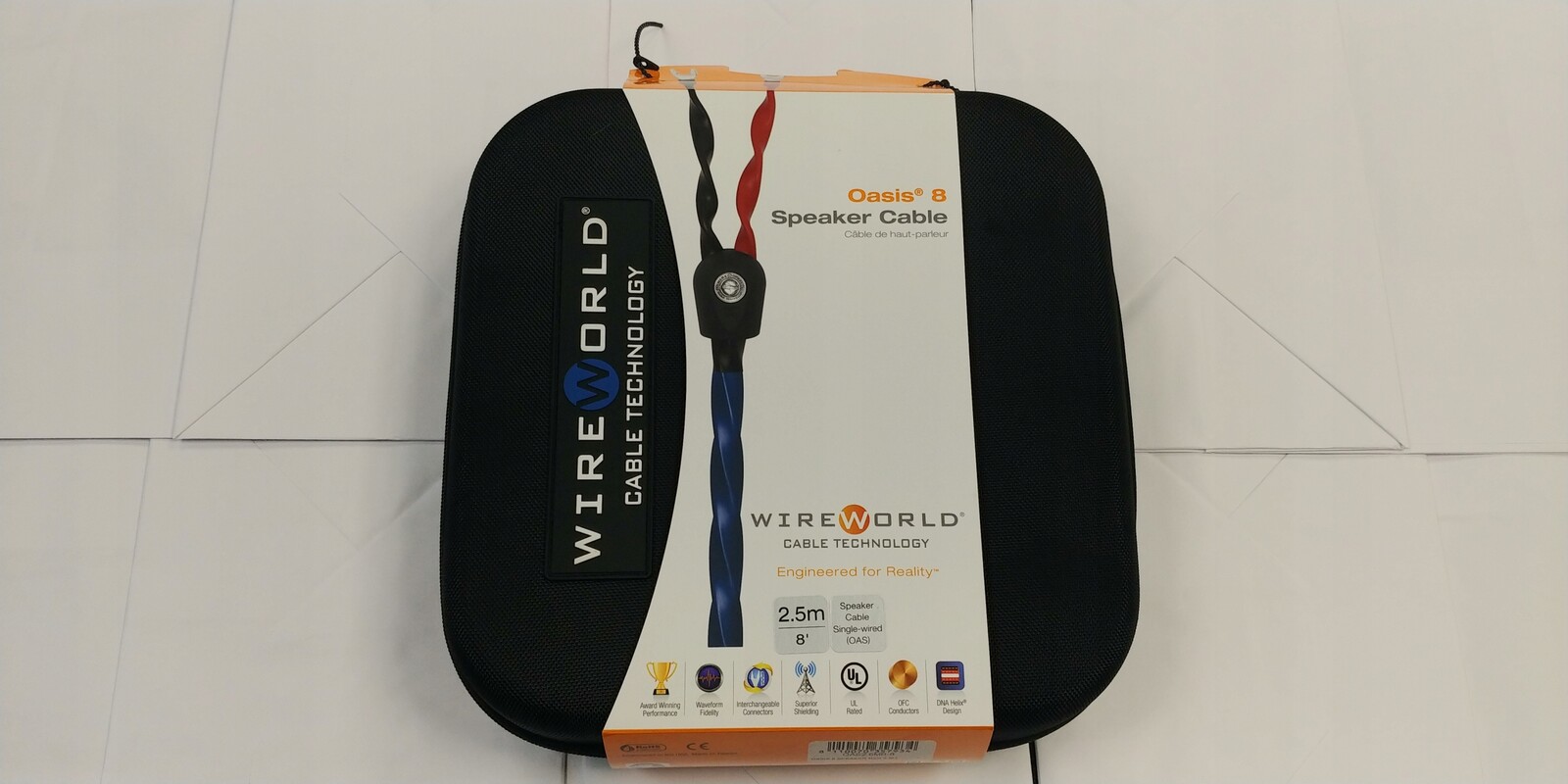 Wireworld Oasis 8 Banán-Banán 2x2,5 m konfekční reproduktorový kabel