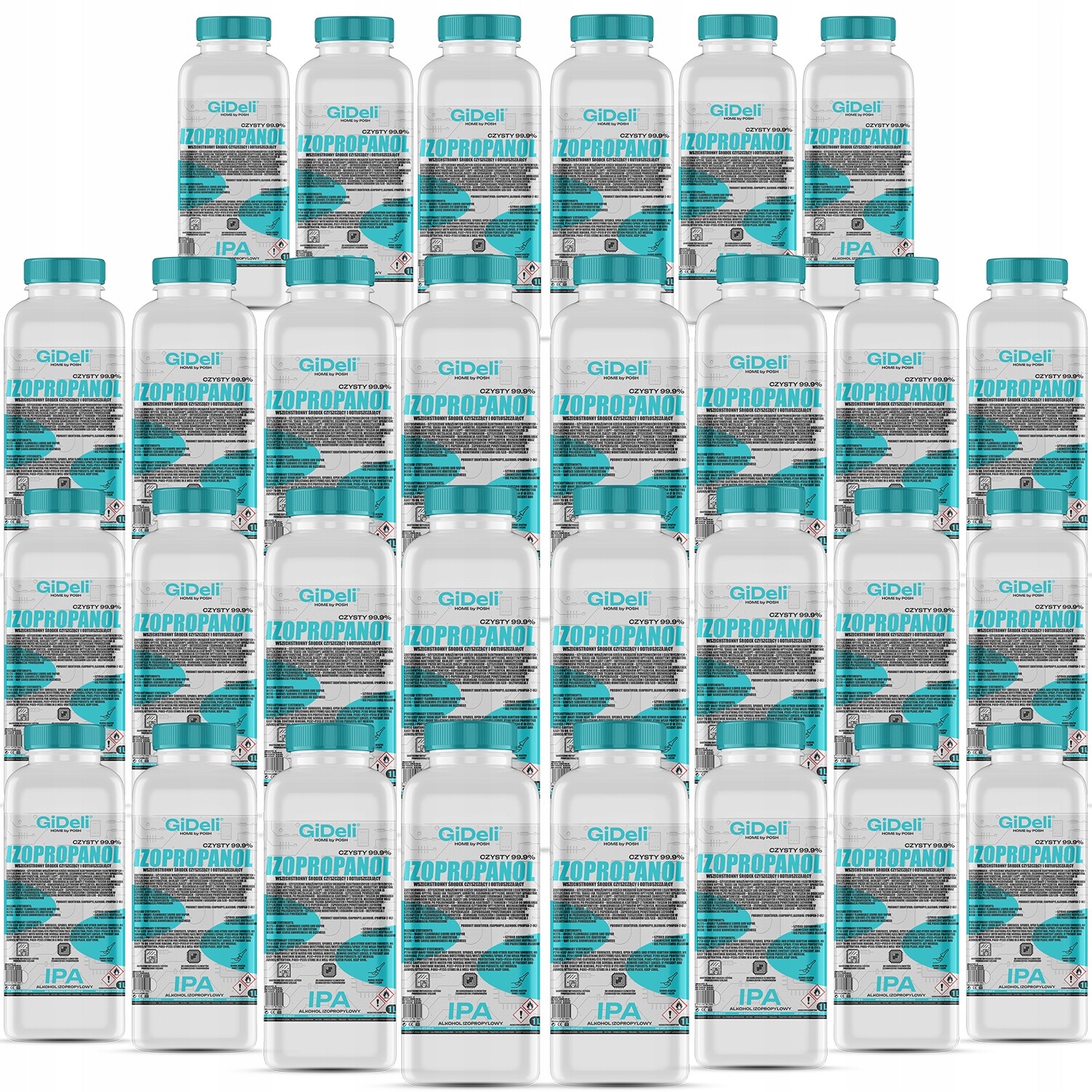 Isopropylalkohol 30x 1L GiDeli Ipa Isopropanol 99,9%