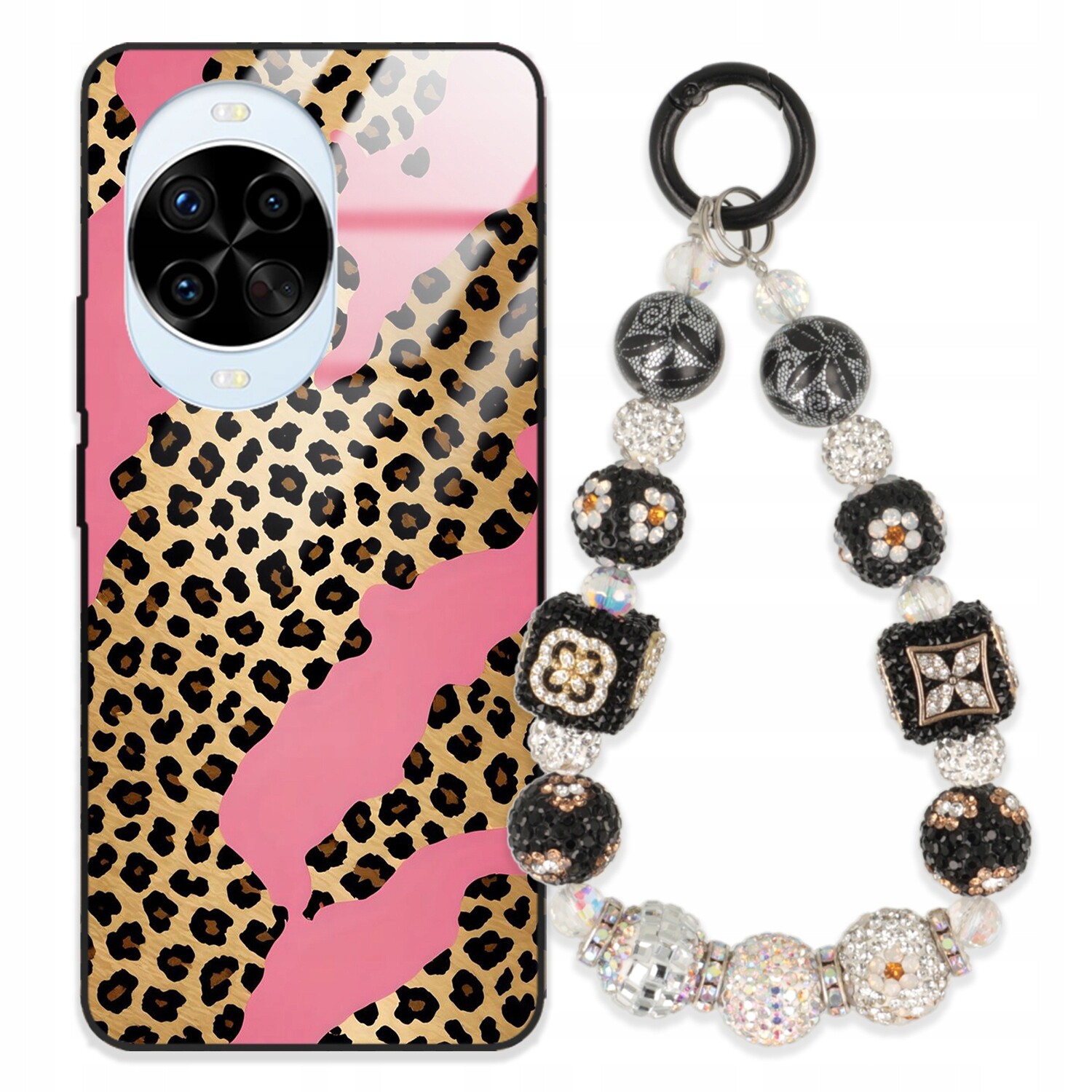 Pouzdro Pro Huawei Nova 14 Pro 5G Glass Přívěsek Na Klíče Stylové Kryt Premium Wz