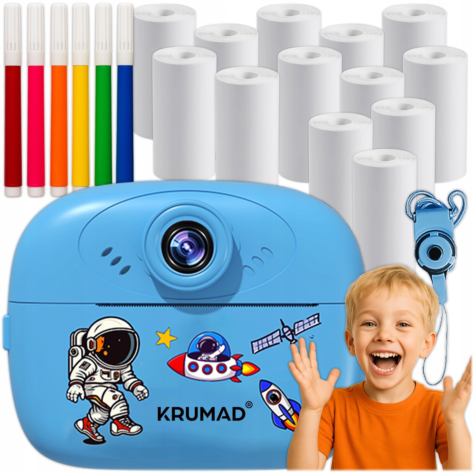 Fotoaparát Pro Děti, Okamžitý Tisk, Termální Tiskárna, 13 Rolí