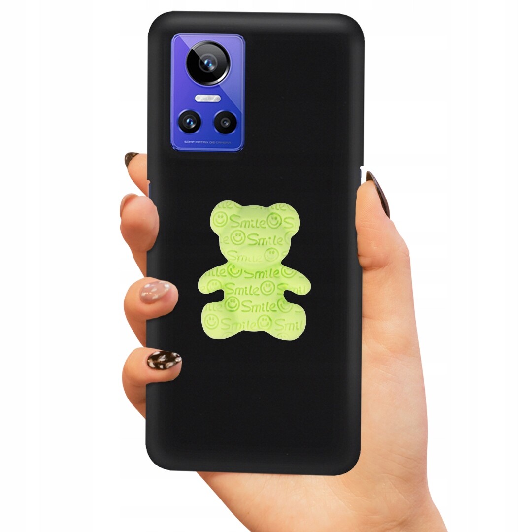 Pouzdro Mat Black Pro Realme Gt Neo 3 5G Zelený Medvídek