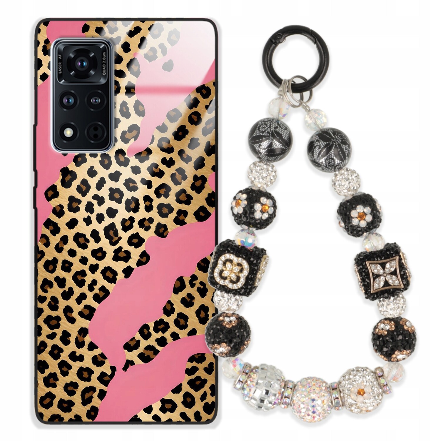 Pouzdro Pro Huawei Honor View 40 Glass Přívěsek Na Klíče Stylové Kryt Premium Wz