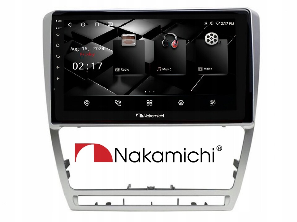 Nakamichi NAM5850 Škoda Octavia A5 2004-14 4/64 Android CarPlay Bluetooth
