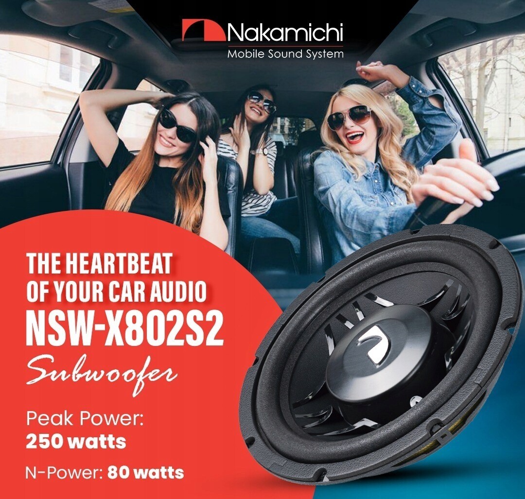 Nakamichi NSW-X802S2 Subwoofer Svc