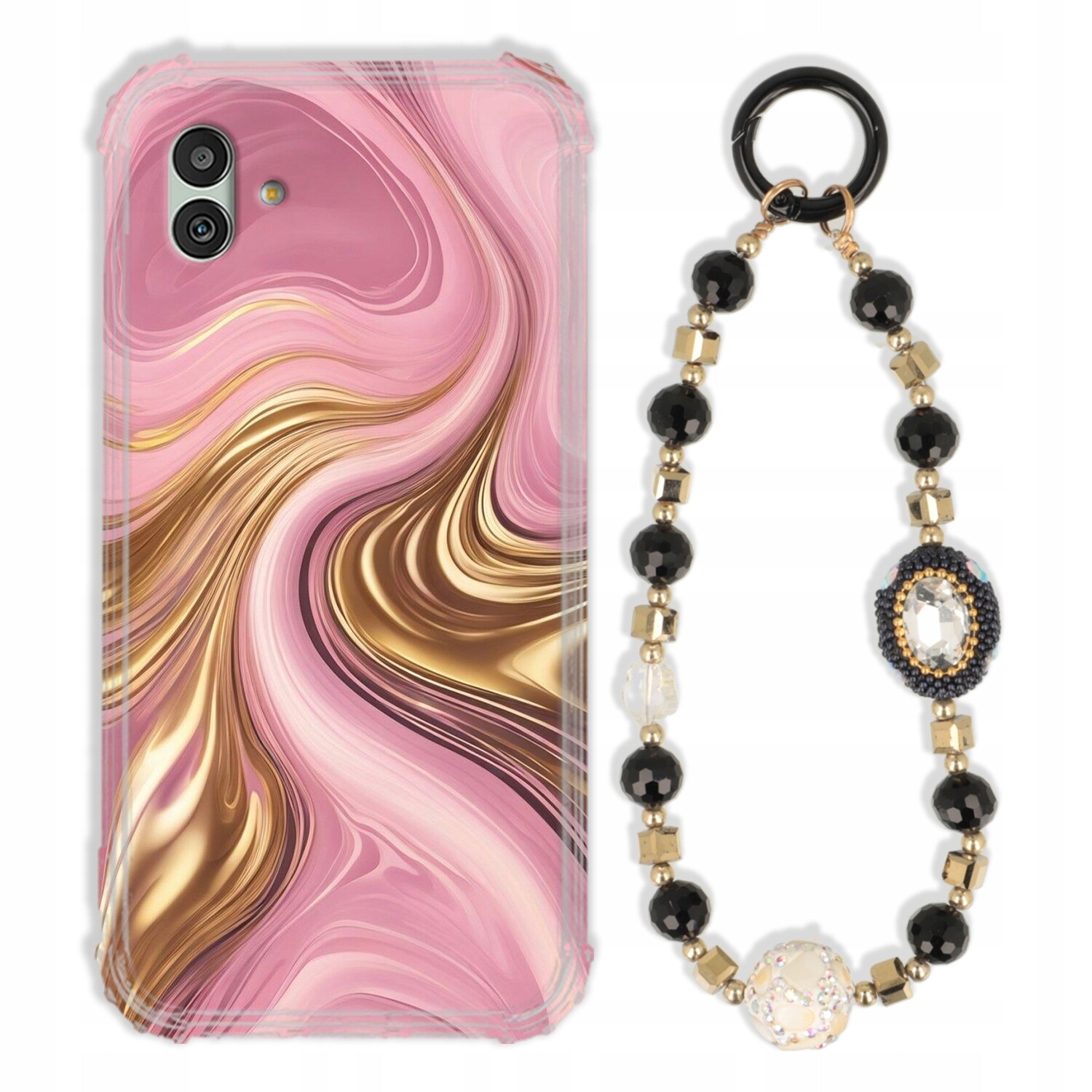 Pouzdro Pro Samsung M13 5G Antishock Zirkony Černo Zlaté Odolné| Silné