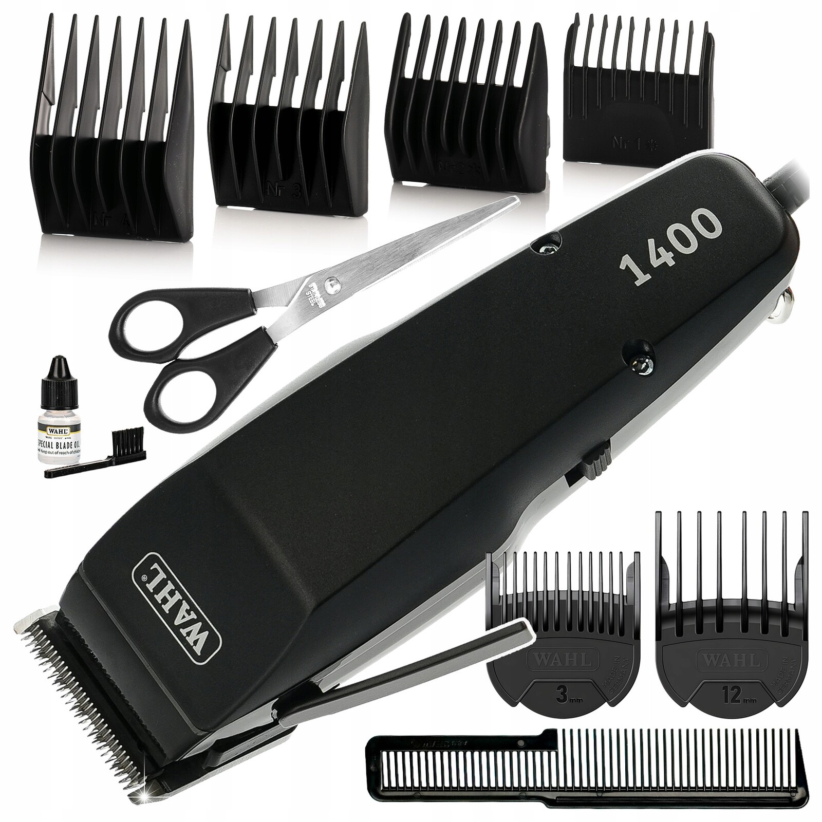 Profesionální Zastřihovač Psů Wahl 1400CC Animal+ 6 Nástavců