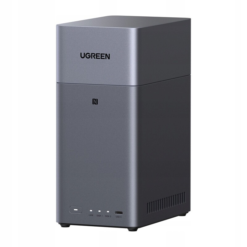 Nas souborový server Ugreen DH2300, 2-diskový, A72+A53, 4GB DDR4, 1GbE, 4K k
