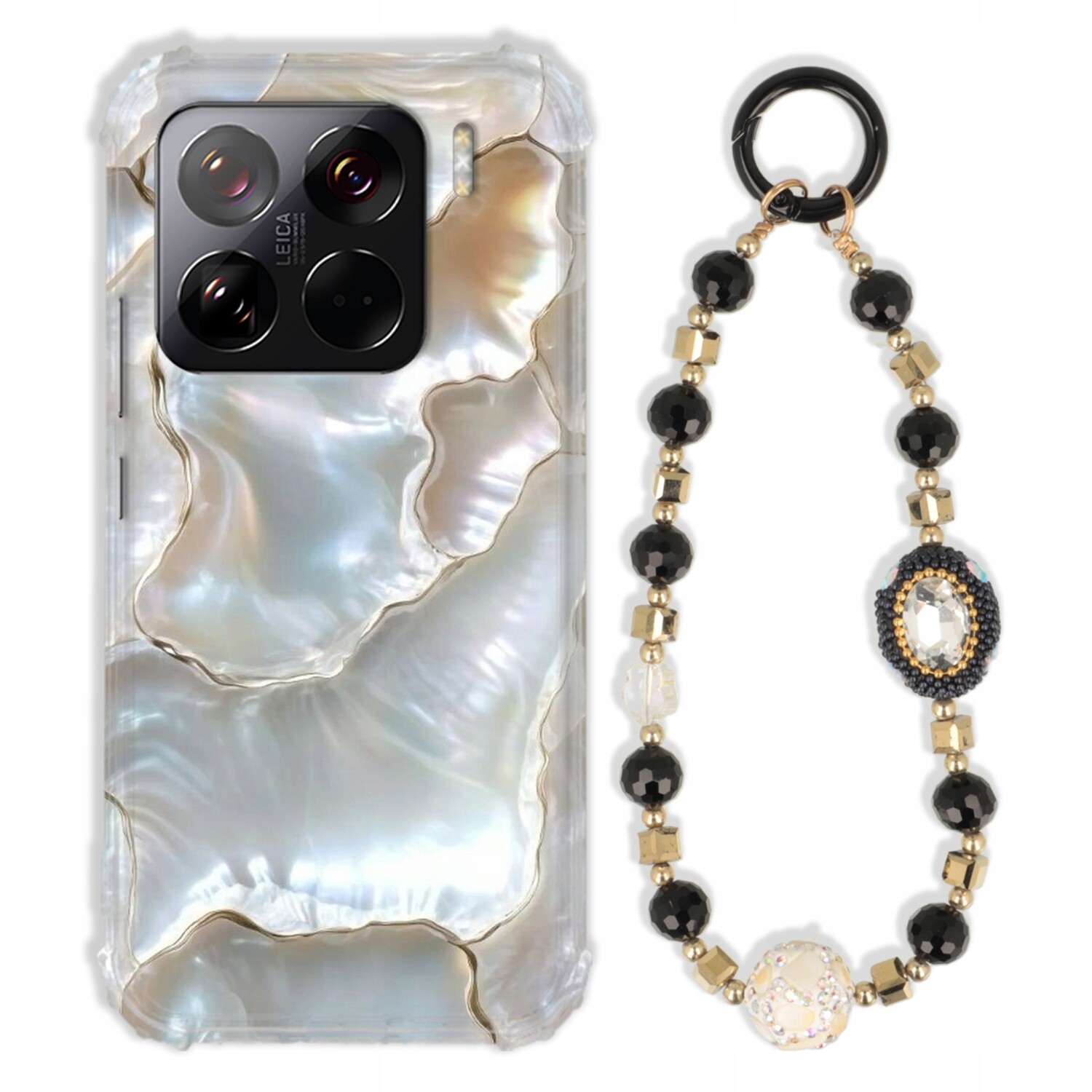 Pouzdro Pro Xiaomi 15 Pro Case Antishock Zirkony Černo Zlaté|odolné|silné