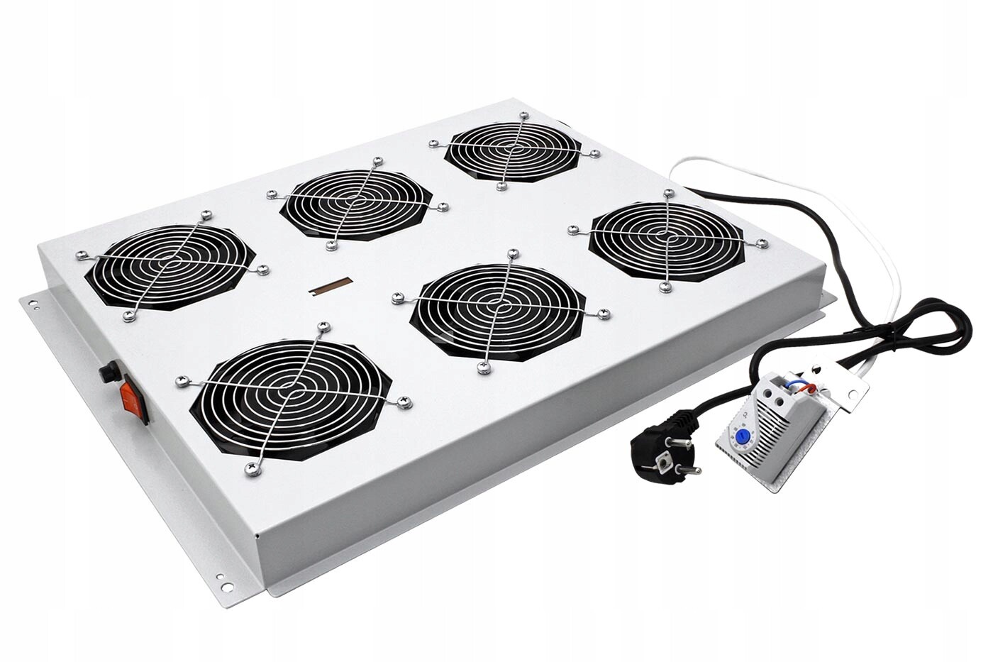 Roline Stropní vent.jednotka pro rozvaděče,6/6 ventilátorů,termostat,šedá