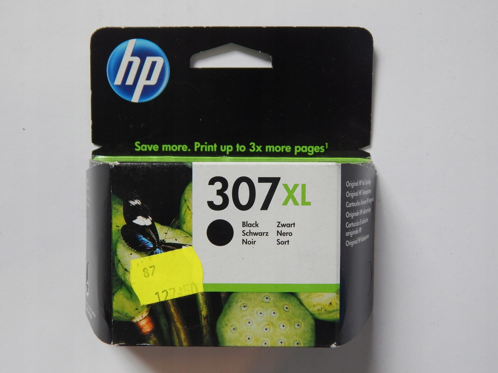 Inkoust Hp 307XL černý (black 7 ml 400 stran Originální