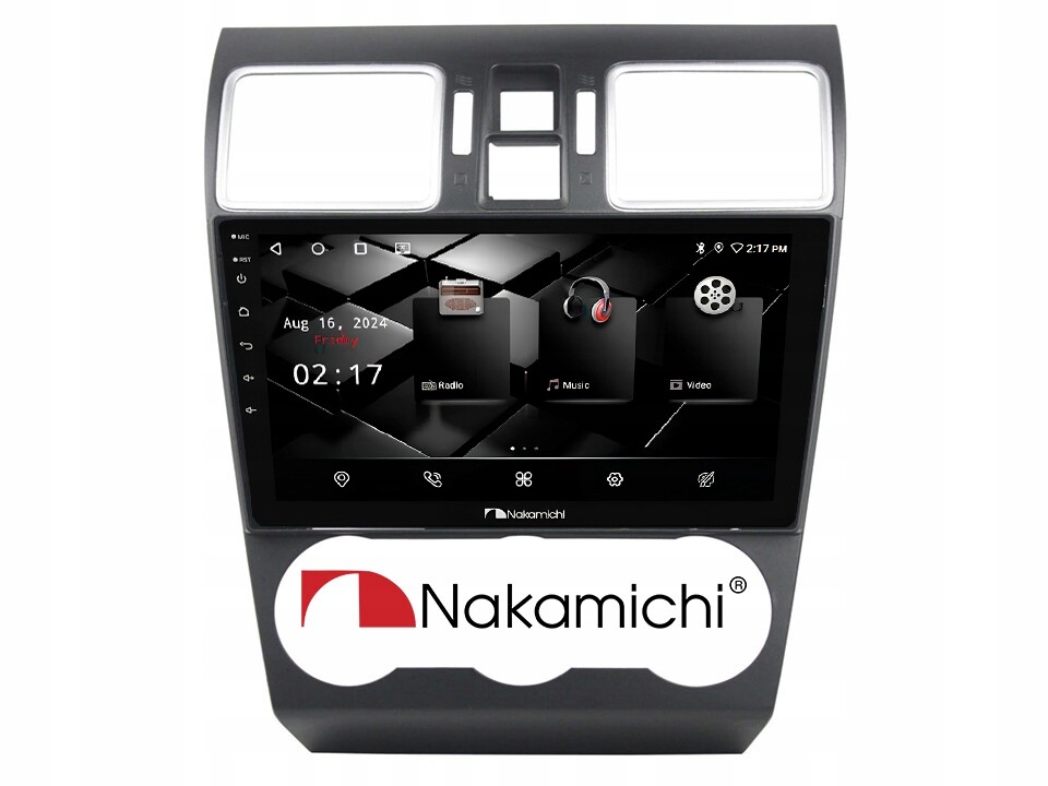 Nakamichi NAM5850 Subaru Forester 2012-18 4/64 Android CarPlay Bluetooth