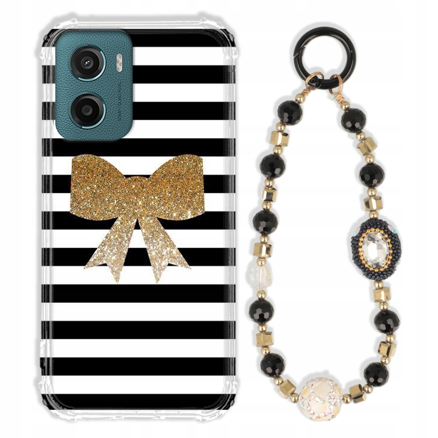 Pouzdro Pro Motorola G05 Case Antishock Zirkony Černozlaté|odolné|pevné