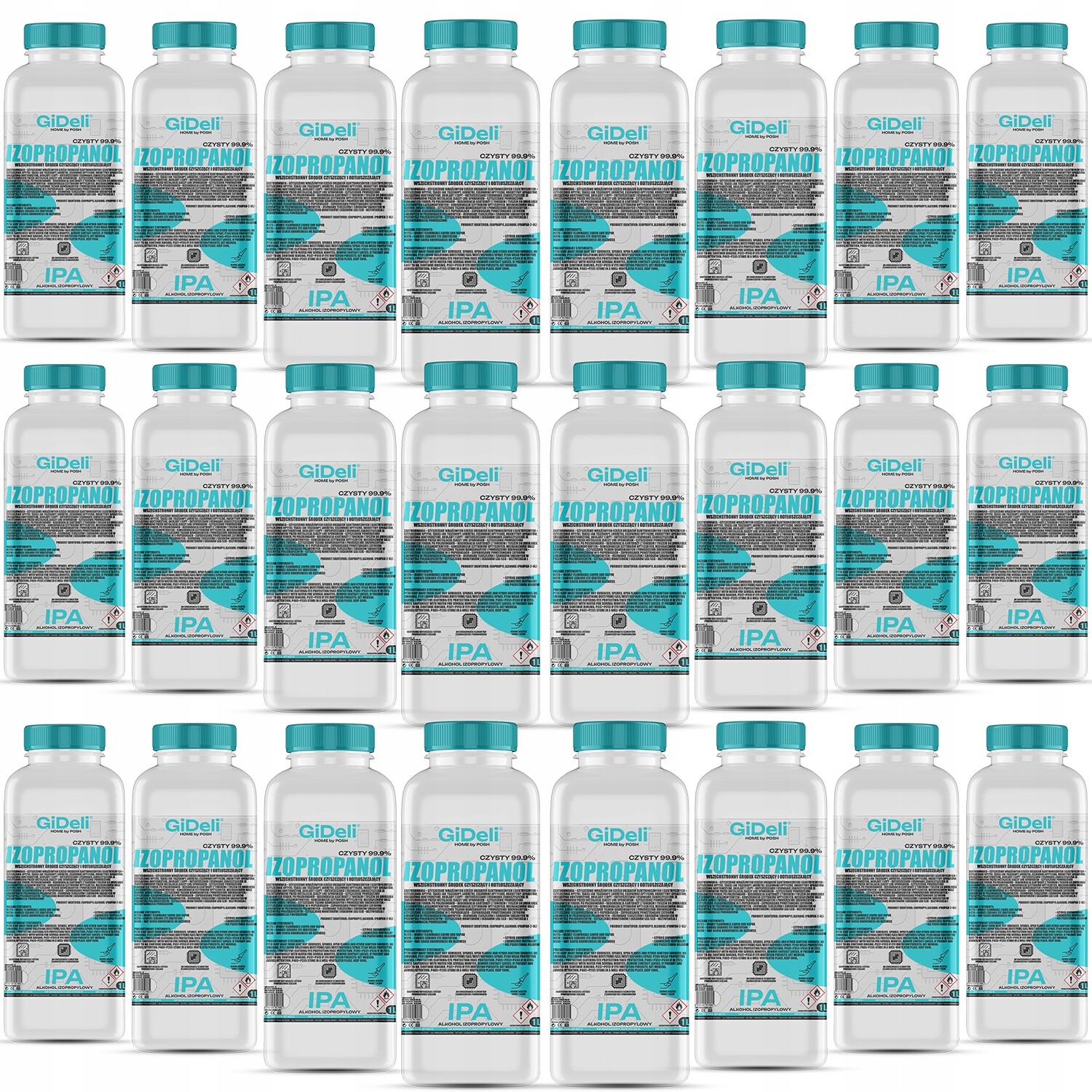 Isopropylalkohol 24x 1L GiDeli Ipa Isopropanol 99,9%