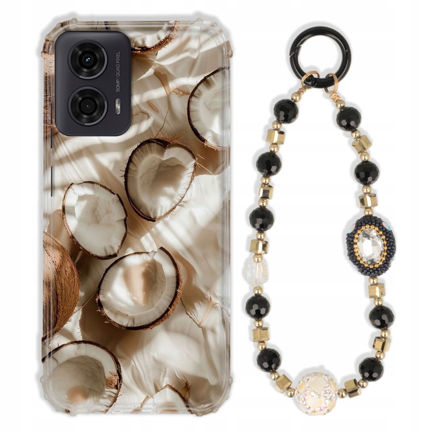 Pouzdro Pro Motorola G24 Case Antishock Zirkony Černo Zlaté|odolné|pevné