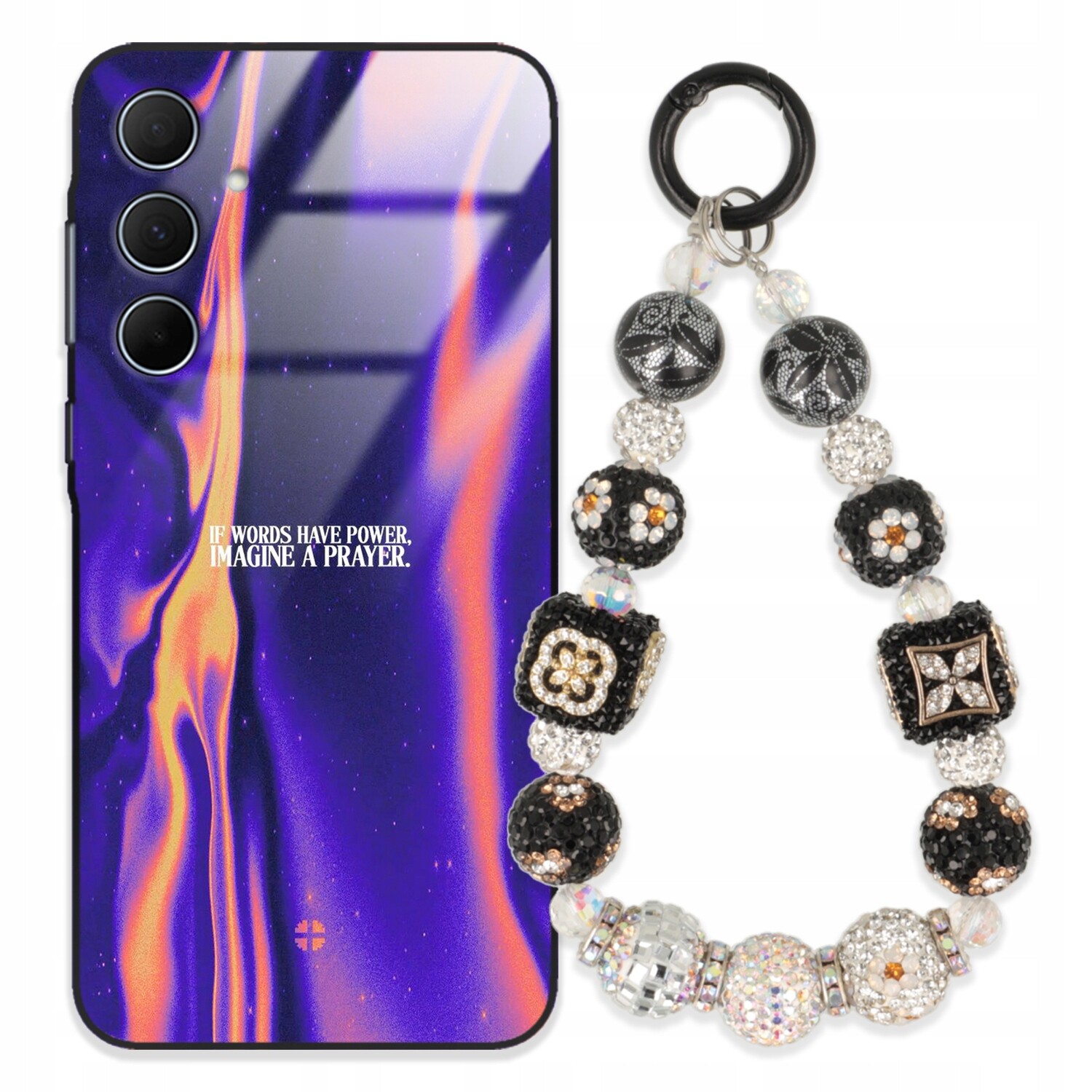 Pouzdro Pro Samsung A35 Case Glass| Přívěsek Na Klíče Elegantní Kryt Premium Vzory