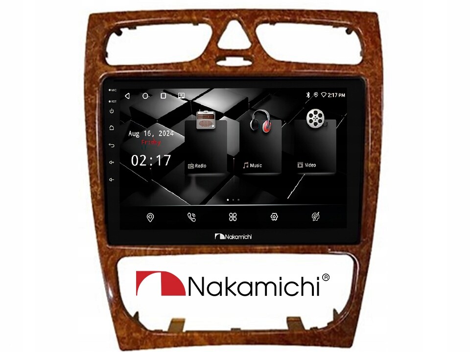 Nakamichi NAM5260 Benz CLK-Class (9 palců) 2/32 Android, CarPlay, Bluetooth