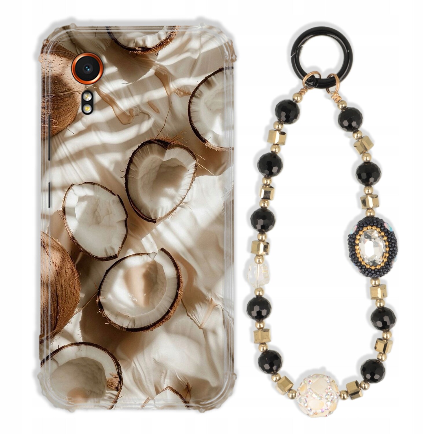 Pouzdro Pro Samsung Xcover 7 Antishock Zirkony Černozlaté|odolné|silné